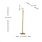 Light & Living Vloerlamp MONTANA - antiek brons met LED