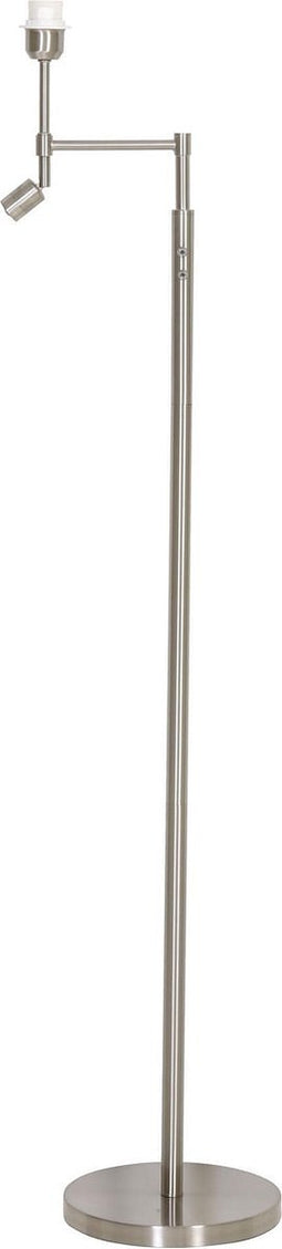 Light & Living Vloerlamp Montana - Zilver - 30x25x140cm - Modern - Staande lamp voor Woonkamer - Slaapkamer