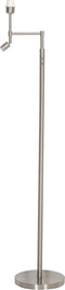 Light & Living Vloerlamp Montana - Zilver - 30x25x140cm - Modern - Staande lamp voor Woonkamer - Slaapkamer