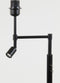 Light & Living Vloerlamp Montana - Zwart - Ø25cm - Modern - Staande lamp voor Woonkamer - Slaapkamer