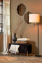 Light & Living Vloerlamp Montana - Zwart - Ø25cm - Modern - Staande lamp voor Woonkamer - Slaapkamer