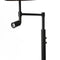 Light & Living Vloerlamp Montana - Zwart - Ø25cm - Modern - Staande lamp voor Woonkamer - Slaapkamer