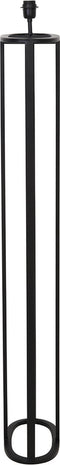 Light & Living Vloerlamp ovaal MYLO mat zwart