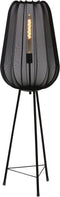 Light & Living Vloerlamp Plumeria - Zwart - Ø42x132 cm - Modern - Staande lampen voor Woonkamer - Slaapkamer