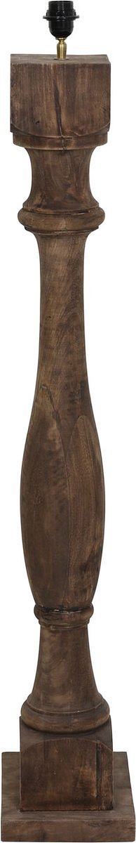 Light & Living Vloerlamp Robbia - Hout - 23x23x125cm - Landelijk - Staande lamp voor Woonkamer - Slaapkamer