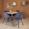 Light & Living Vloerlamp Shiva - Zwart - 25x30x141cm - Modern,Luxe - Staande lampen voor Woonkamer - Slaapkamer