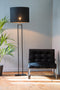 Light & Living Vloerlamp Shiva - Zwart - 25x30x141cm - Modern,Luxe - Staande lampen voor Woonkamer - Slaapkamer