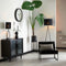 Light & Living Vloerlamp Tamsu - Zwart - 35x17x137cm - Modern - Staande lampen voor Woonkamer - Slaapkamer
