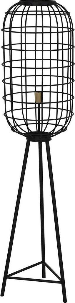 Light & Living Vloerlamp Toah - Zwart - Ø36,5cm - Modern,Luxe - Staande lamp voor Woonkamer - Slaapkamer