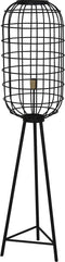 Light & Living Vloerlamp Toah - Zwart - Ø36,5cm - Modern,Luxe - Staande lamp voor Woonkamer - Slaapkamer