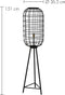 Light & Living Vloerlamp Toah - Zwart - Ø36,5cm - Modern,Luxe - Staande lamp voor Woonkamer - Slaapkamer