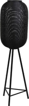 Light & Living Vloerlamp Tomek - 136cm - Mat Zwart