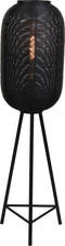 Light & Living Vloerlamp Tomek - 136cm - Mat Zwart