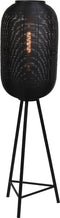 Light & Living Vloerlamp Tomek - 136cm - Mat Zwart