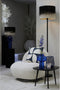 Light & Living Vloerlamp Washington - Zwart - Ø25cm - Modern - Staande lamp voor Woonkamer - Slaapkamer