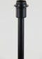 Light & Living Vloerlamp Washington - Zwart - Ø25cm - Modern - Staande lamp voor Woonkamer - Slaapkamer