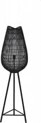 Light & Living Vloerlamp Yumi - 128cm hoog - Mat Zwart