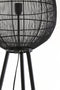 Light & Living Vloerlamp Yumi - 128cm hoog - Mat Zwart