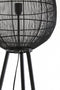 Light & Living Vloerlamp Yumi - 145cm hoog - Mat Zwart