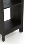 Light & Living Wandkast Sondrio - Mangohout - 190 x 48cm - Mat Zwart