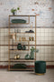 Light & Living Wandkast Ylaya - Goud/Zwart - 100x35x203cm