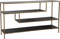 Light & Living Wandkast Ylaya - Goud/Zwart - 140x35x80cm