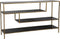 Light & Living Wandkast Ylaya - Goud/Zwart - 140x35x80cm