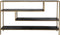 Light & Living Wandkast Ylaya - Goud/Zwart - 140x35x80cm