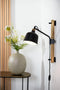 Light & Living Wandlamp Banu - Zwart/Hout - 40x14x44cm - Binnen Landelijk,Retro