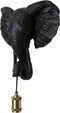 Light & Living Wandlamp Elephant - Zwart - 35x13x36cm - Binnen Modern