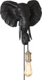 Light & Living Wandlamp Elephant - Zwart - 35x13x36cm - Binnen Modern