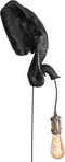 Light & Living Wandlamp Elephant - Zwart - 35x13x36cm - Binnen Modern
