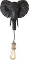 Light & Living Wandlamp Elephant - Zwart - 35x13x36cm - Binnen Modern