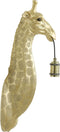 Light & Living Wandlamp Giraffe - Goud - 20,5x19x61cm - Binnen Modern