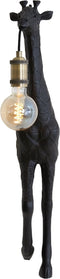 Light & Living Wandlamp Giraffe - Zwart - 24.5x12x75cm - Binnen Modern