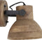 Light & Living Wandlamp Ilanio - Hout - 21x17x19cm - Binnen Industrieel