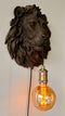 Light & Living Wandlamp Lion - Zwart - 33.5x19x40.5cm - Binnen Modern