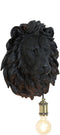 Light & Living Wandlamp Lion - Zwart - 33.5x19x40.5cm - Binnen Modern