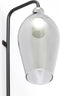 Light & Living Wandlamp Lukaro - Glas - Smoke/Mat Zwart