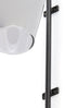 Light & Living Wandlamp Lukaro - Glas - Smoke/Mat Zwart