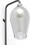 Light & Living Wandlamp Lukaro - Glas - Smoke/Mat Zwart