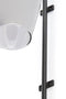 Light & Living Wandlamp Lukaro - Glas - Smoke/Mat Zwart
