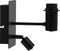 Light & Living Wandlamp Montana - Zwart - 20x11x18cm - Binnen Modern
