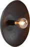 Light & Living Wandlamp Neva - Ø40cm - Mat Zwart