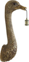 Light & Living Wandlamp Ostrich - Brons - 25x19x72cm - Binnen Modern