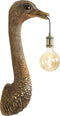 Light & Living Wandlamp Ostrich - Brons - 25x19x72cm - Binnen Modern