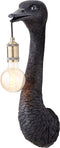 Light & Living Wandlamp Ostrich - Zwart - 18x15.5x57.5cm - Binnen Modern