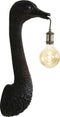 Light & Living Wandlamp Ostrich - Zwart - 18x15.5x57.5cm - Binnen Modern