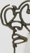 Light&living Wandornament 42x8,5x45 cm FACE antiek brons