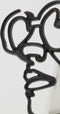 Light&living Wandornament 42x8,5x45 cm FACE mat zwart